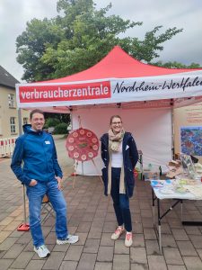 Auch die Verbraucherzentrale war mit einem Stadt am Museum vertreten.