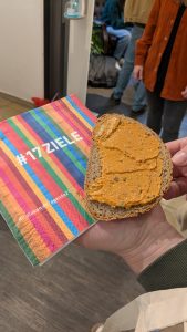 faires Frühstück mit der nachhaltigkeits Stabstellein der Stadtinformation im Rittertor