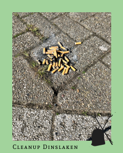 8Cleanup Dinslaken Make Müllsammeln great again Kippenstummel